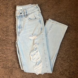 PACSUN MOM JEANS // 24 DISTRESSED HIGH RISE